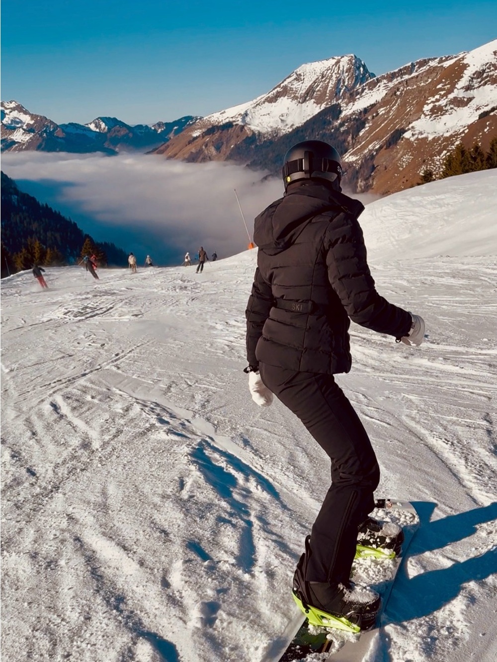 Black Zara Ski Suit (jacket & bib)